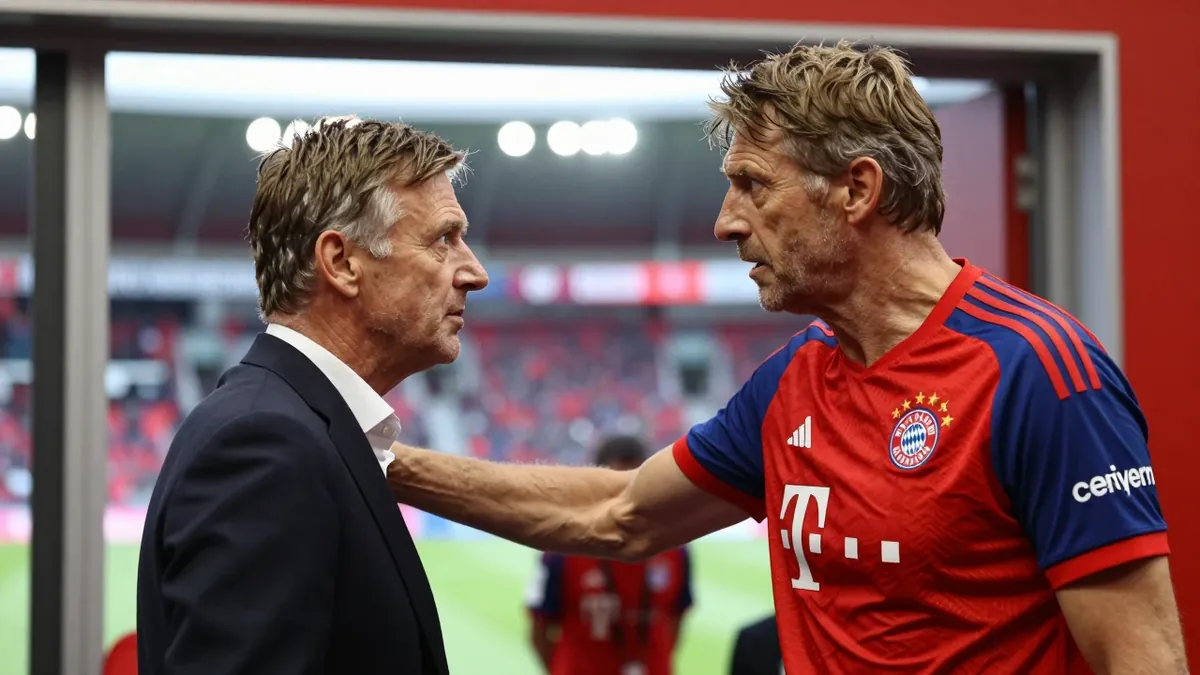 Bayern Munich Assistant Coach Danks and BVB's Kovač Clash in Heated Exchange